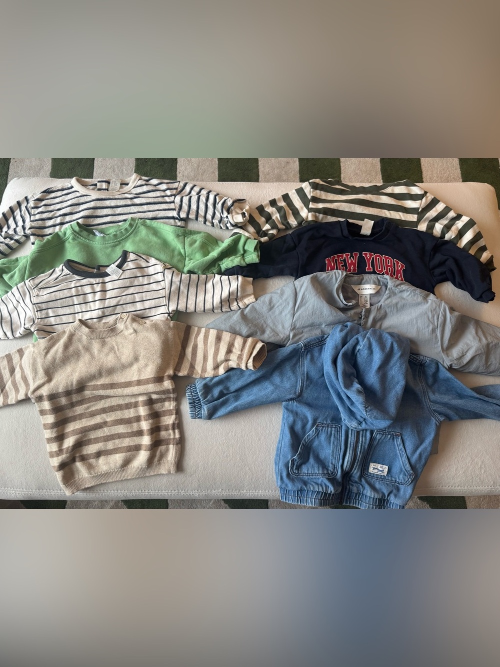 Lot of H&M and Zara Boy Sweatshirts and Jackets 12-18 months and 2T